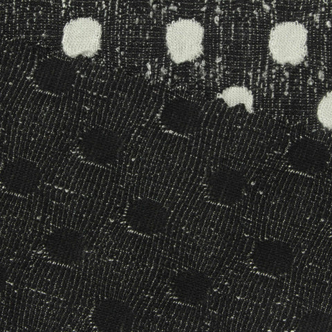 White Dots Jacquard, Poly-Viscose, 180 gsm