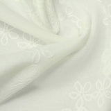 White Floral Jacquard, Polyester — photo 2