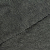 Dark Grey Heathered-Marl Jersey Knit, Poly-Cotton — photo 2