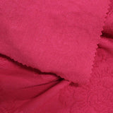 Pink Tone-on-Tone Floral Pointelle Knit, Viscose-Acrylic — photo 2