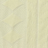 Cream Openwork Pointelle Knit, Polyester — photo 2
