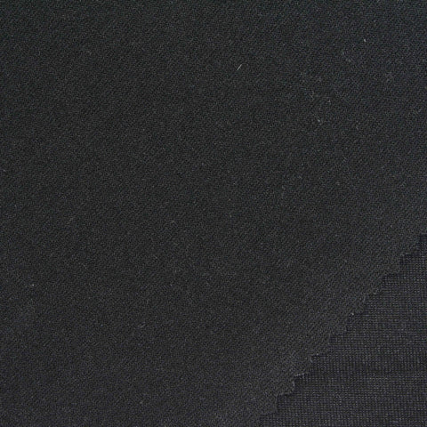 Brushed Polyester Stretch Milk Silk Knit Fabric, 220 gsm, 147 cm — Grey