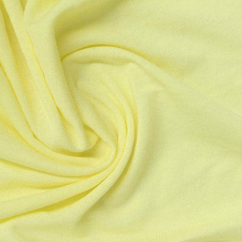 Polyester Viscose Jersey Knit Fabric, 150 gsm — Yellow, ref EF-271966