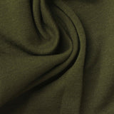 Polyester Viscose Stretch Ponte Knit Fabric, 320 gsm, 160 cm — Green — photo 2