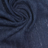 Dark Blue Marl Chunky Knit, Viscose-Poly — photo 2