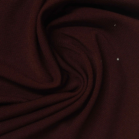 Polyester Stretch ITY Knit Fabric, 240 gsm, 160 cm — Brown, ref EF-269217