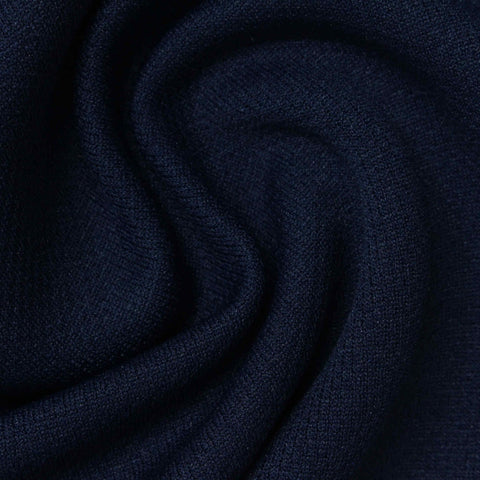 100% Polyester Knit Fabric, 270 gsm, 150 cm — Navy