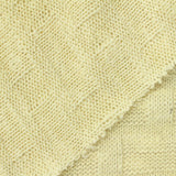Light Yellow Tone-on-Tone Pointelle Knit, Cotton — photo 2