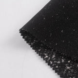 Black Marl Interlock Knit, Polyester — photo 2