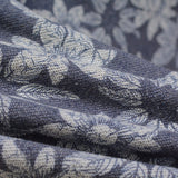 White Floral French Terry, Cotton-Poly — photo 2