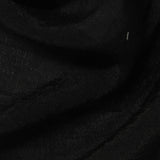 Slub Viscose Polyester Knit Fabric, 78 gsm, 148 cm — Black — photo 2
