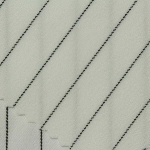Black Vertical-Stripe Woven, Polyester, 246 gsm