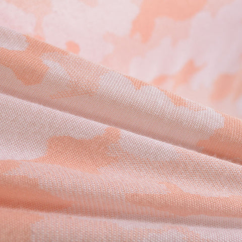 Pink Camo Jacquard, Viscose