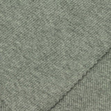 Heathered Green Marl Rib Knit, Cotton — photo 2