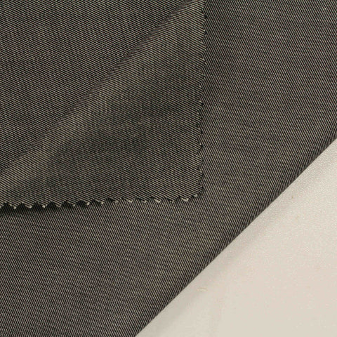 100% Cotton Chambray Fabric, 145 cm — Brown