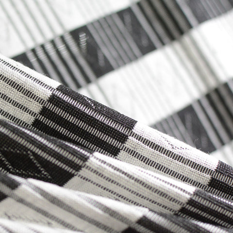 Black Stripes Jacquard, Acrylic-Poly