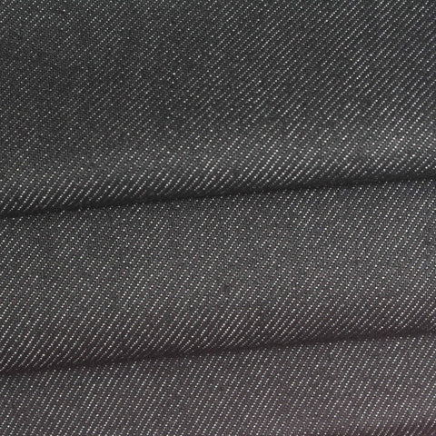 Cotton Tencel Lyocell Woven Fabric, 349 gsm, 175 cm — Black