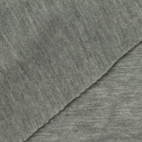 Modal Acrylic Jersey Knit Fabric, 110 gsm, 165 cm — Grey, ref EF-277120