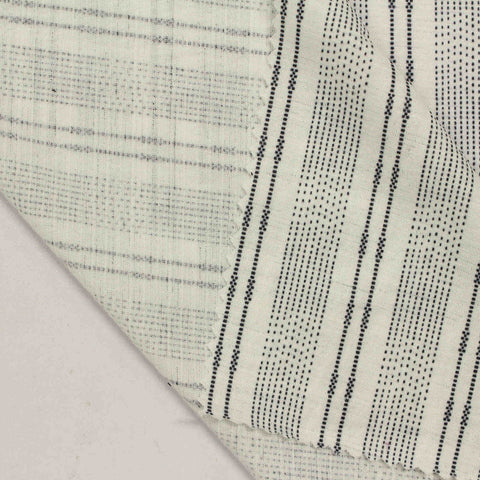 Dark Grey Stripes Jersey Knit, Polyester, 132 gsm