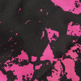 Pink Abstract Satin, Polyester — photo 2