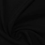 100% Polyester Woven Fabric, 120 gsm, 150 cm — Black — photo 2