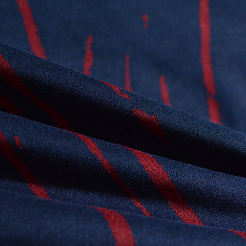 Red Abstract Jacquard, Poly-Viscose, 150 cm, ref EF-4477