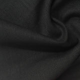 Polyester Viscose Stretch Twill Fabric, 268 gsm, 149 cm — Black — photo 2