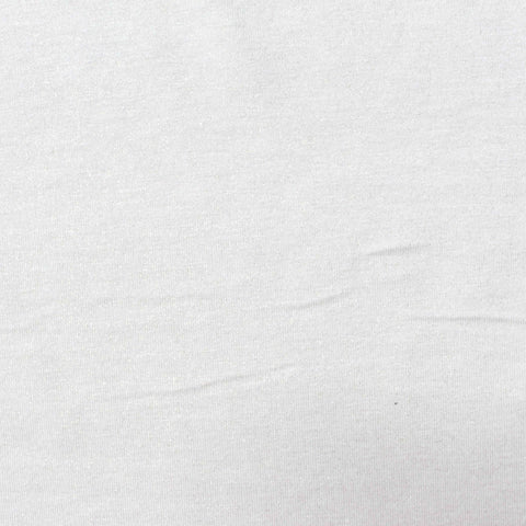 Polyester Viscose Stretch Jersey Knit Fabric, 237 gsm, 160 cm — White