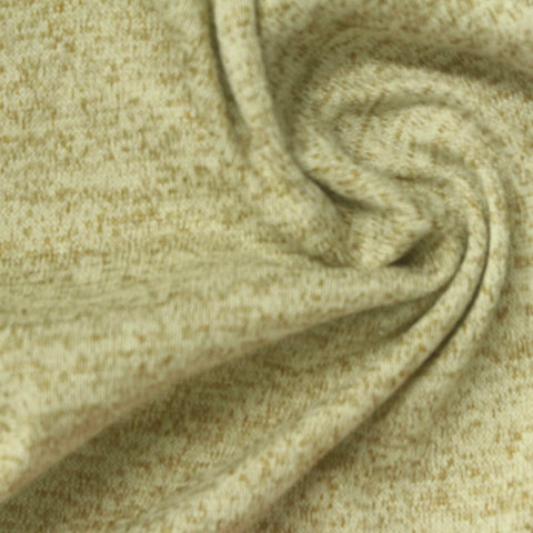 Light Beige Marl Chunky Knit, Polyester, 165 gsm