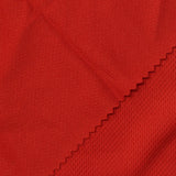 100% Polyester Birdseye Knit Fabric, 205 gsm, 167 cm — Red — photo 2