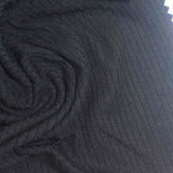 Polyester Viscose Stretch Rib Knit Fabric, 265 gsm, 137 cm — Grey — photo 2