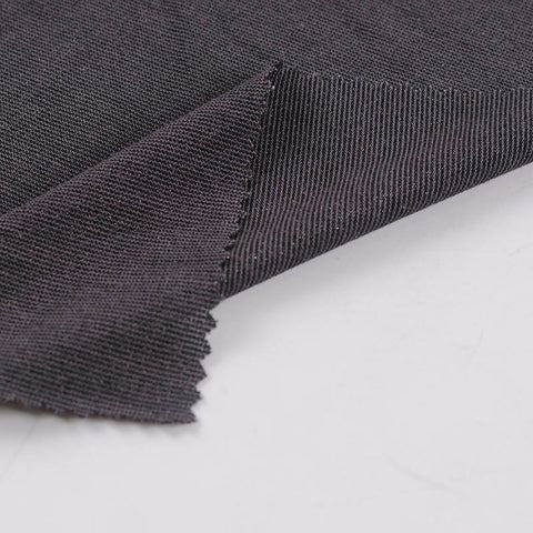 Striped Viscose Metallic Blend Stretch Knit Fabric, 180 gsm — Purple