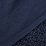 Blue Heathered-Marl French Terry, Poly-Cotton — photo 2