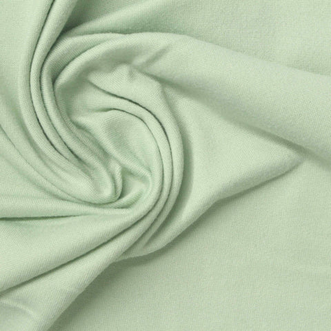 Polyester Stretch Milk Silk Knit Fabric, 183 gsm, 170 cm — Green