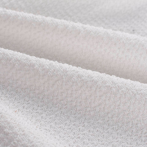 French Terry Fabric, 245 gsm, 155 cm — White