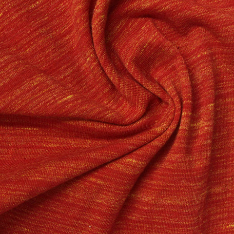 Red Marl Jersey Knit, 150 gsm