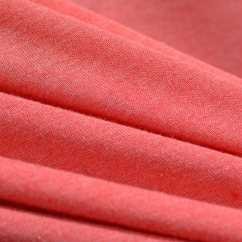 Red Marl Knit, Poly-Viscose, 140 gsm