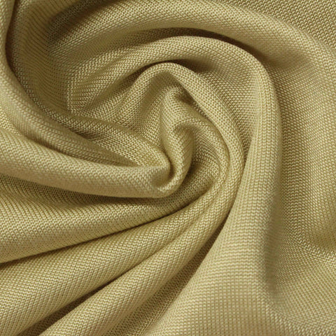 Cotton Viscose Jersey Knit Fabric, 230 gsm, 170 cm — Khaki