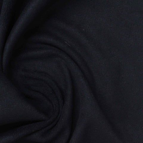 Polyester Stretch Faux Suede Fabric, 300 gsm — Navy