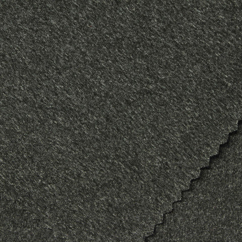 Dark Grey Marl Jersey Knit, Polyester, 190 gsm, 160 cm, ref EF-246402