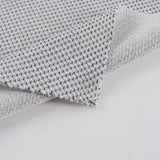 Jacquard 100% Polyester Interlock Knit Fabric, 393 gsm — Grey — photo 2