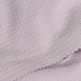 Pale Pink Wavy-Zigzag Crepe, Polyester — photo 2