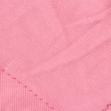 Cotton Polyester Stretch Rib Knit Fabric, 280 gsm, 110 cm — Pink — photo 2
