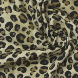 Black Leopard Knit, Nylon-Spandex — photo 2