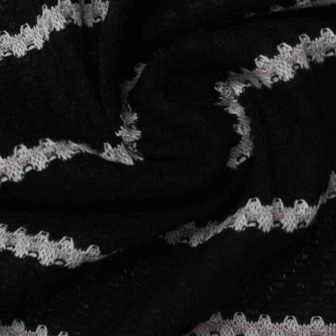Light Grey Lines Jacquard
