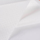 White Tone-on-Tone Diamond Jacquard, Polyester — photo 2