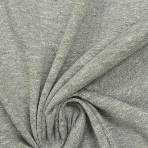 Cotton Polyester Jersey Knit Fabric, 138 gsm, 165 cm — Grey