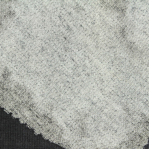 Printed Brushed Polyester Stretch Jersey Knit Fabric, 200 gsm — Grey