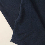 Polyester Stretch Chunky Knit Fabric, 222 gsm, 142 cm — Navy — photo 2