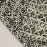 Cream Geometric-Diamond Chunky Knit, Poly-Cotton — photo 2